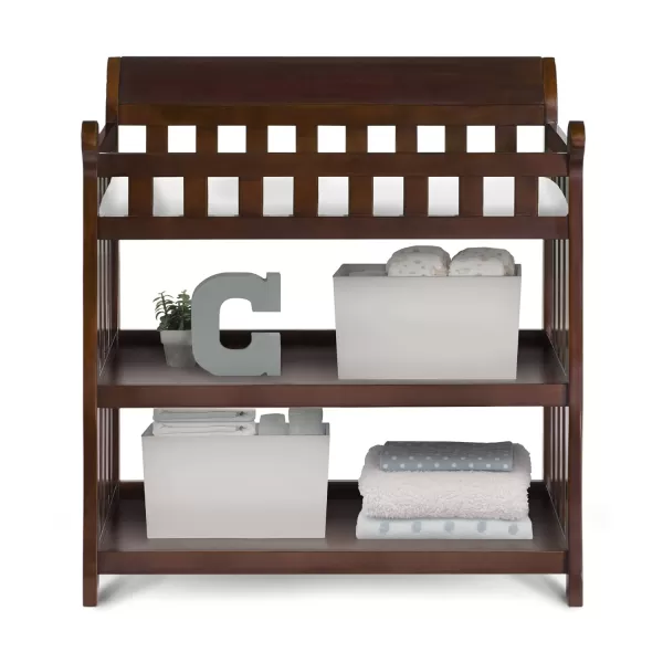 Delta Children Eclipse Changing Table with Changing Pad, White