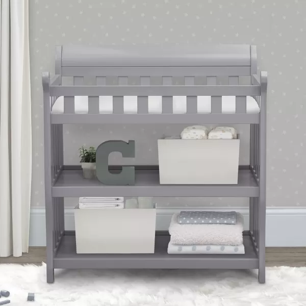 Delta Children Eclipse Changing Table with Changing Pad, White