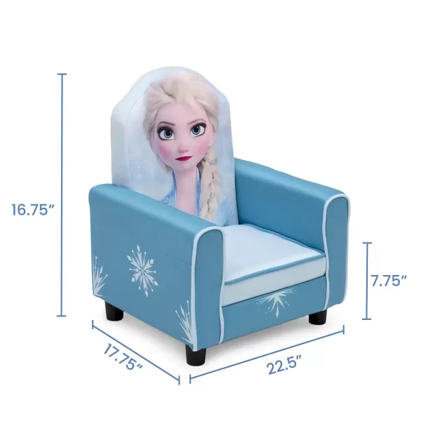 Delta Children Figural Upholstered Kids Chair, Nick Jr. PAW Patrol Chase,Wood, Blue