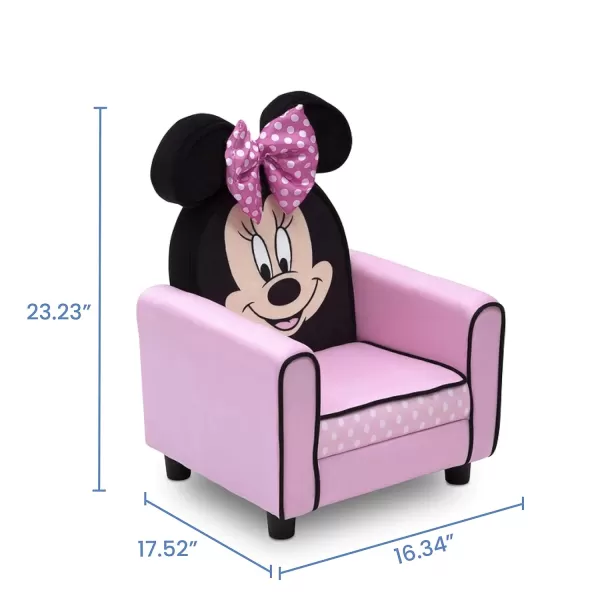 Delta Children Figural Upholstered Kids Chair, Nick Jr. PAW Patrol Chase,Wood, Blue