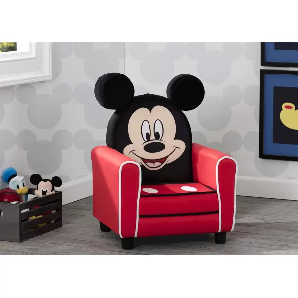Delta Children Figural Upholstered Kids Chair, Nick Jr. PAW Patrol Chase,Wood, Blue