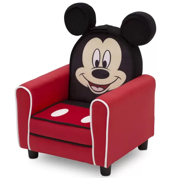 Delta Children Figural Upholstered Kids Chair, Nick Jr. PAW Patrol Chase,Wood, Blue