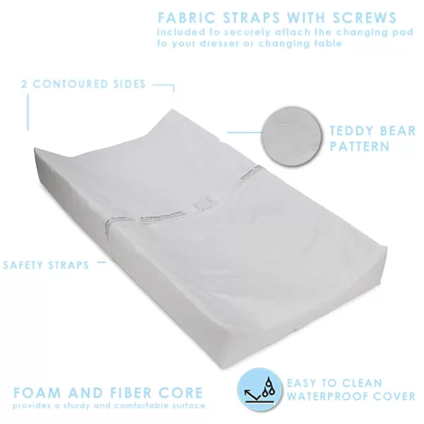 Delta Children Foam Contoured Changing Pad with Waterproof Cover