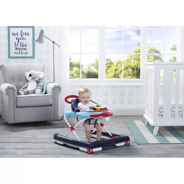 First Exploration 2-in-1 Activity Walker - with Music, Removable Play Tray, Push Walker Mode, Machine-Washable, Orbit