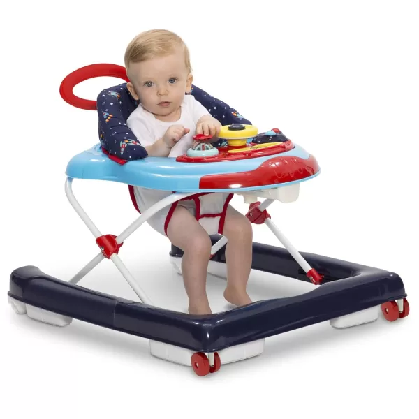 First Exploration 2-in-1 Activity Walker - with Music, Removable Play Tray, Push Walker Mode, Machine-Washable, Orbit