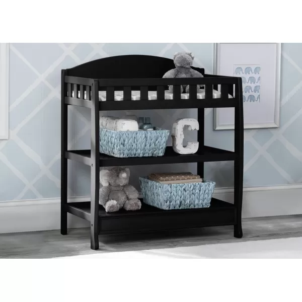 Infant Changing Table with Pad, Grey