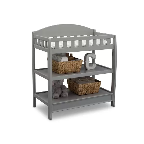 Infant Changing Table with Pad, Grey
