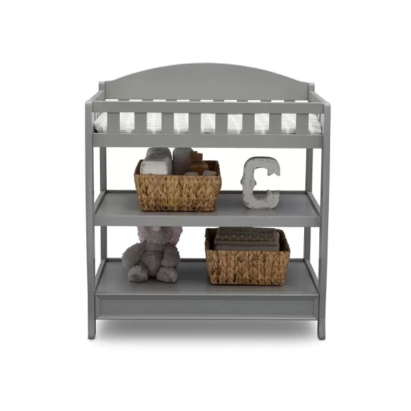 Infant Changing Table with Pad, Grey