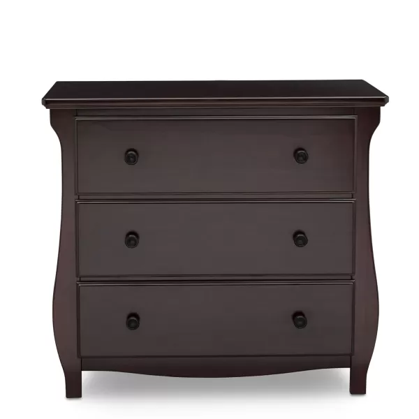 Lancaster 3 Drawer Dresser with Changing Top, Greenguard Gold Certified, Bianca White