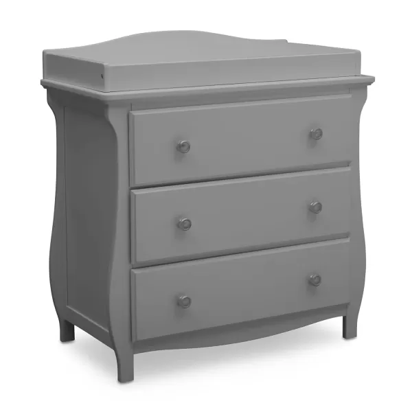 Lancaster 3 Drawer Dresser with Changing Top, Greenguard Gold Certified, Bianca White