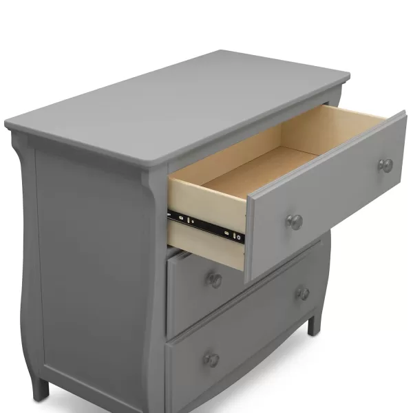 Lancaster 3 Drawer Dresser with Changing Top, Greenguard Gold Certified, Bianca White