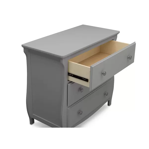 Lancaster 3 Drawer Dresser with Changing Top, Greenguard Gold Certified, Bianca White