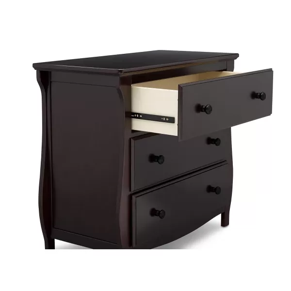 Lancaster 3 Drawer Dresser with Changing Top, Greenguard Gold Certified, Bianca White