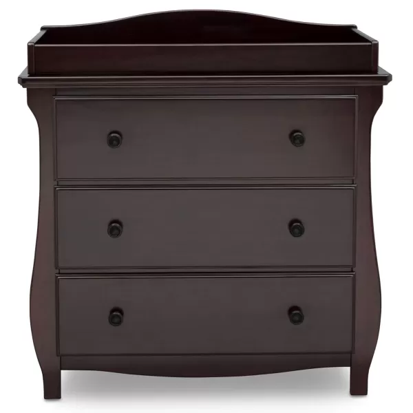 Lancaster 3 Drawer Dresser with Changing Top, Greenguard Gold Certified, Bianca White