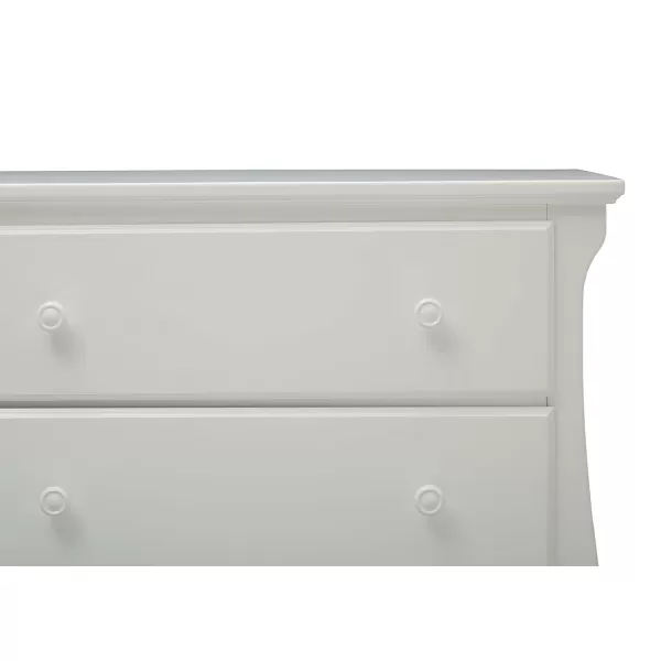 Lancaster 3 Drawer Dresser with Changing Top, Greenguard Gold Certified, Bianca White