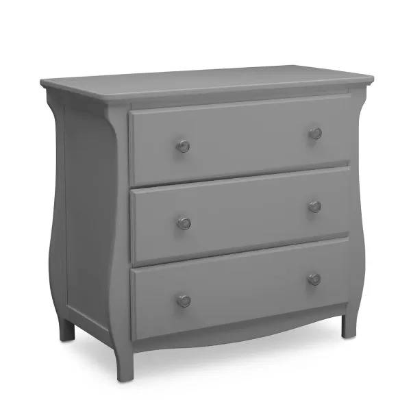 Lancaster 3 Drawer Dresser with Changing Top, Greenguard Gold Certified, Bianca White