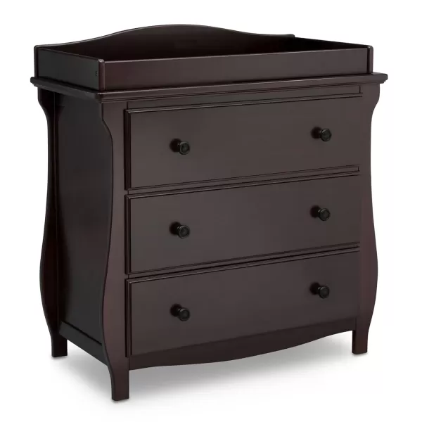 Lancaster 3 Drawer Dresser with Changing Top, Greenguard Gold Certified, Bianca White