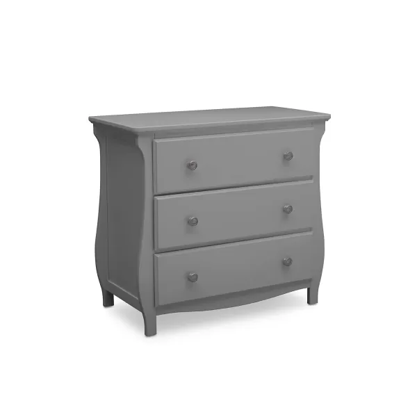 Lancaster 3 Drawer Dresser with Changing Top, Greenguard Gold Certified, Bianca White