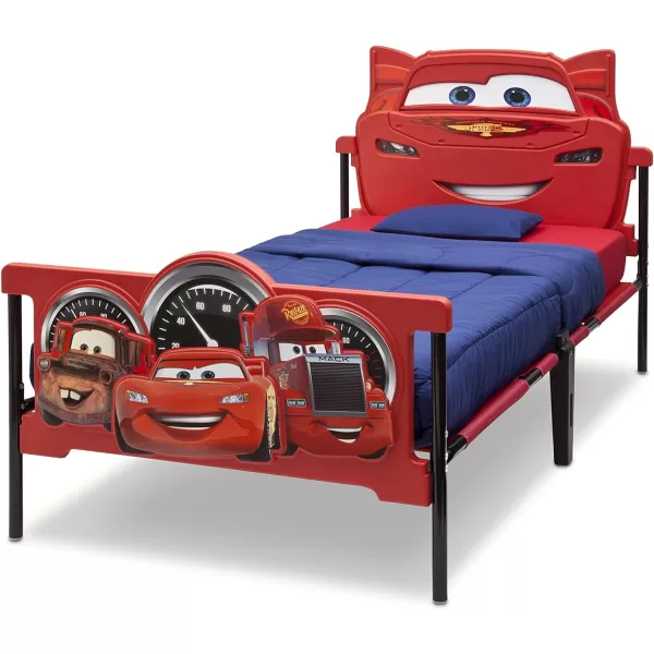 Marvel Spider-Man Plastic 3D-Footboard Twin Bed by Delta Children