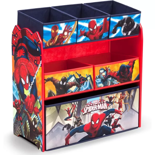 Marvel Spider-Man Plastic 3D-Footboard Twin Bed by Delta Children
