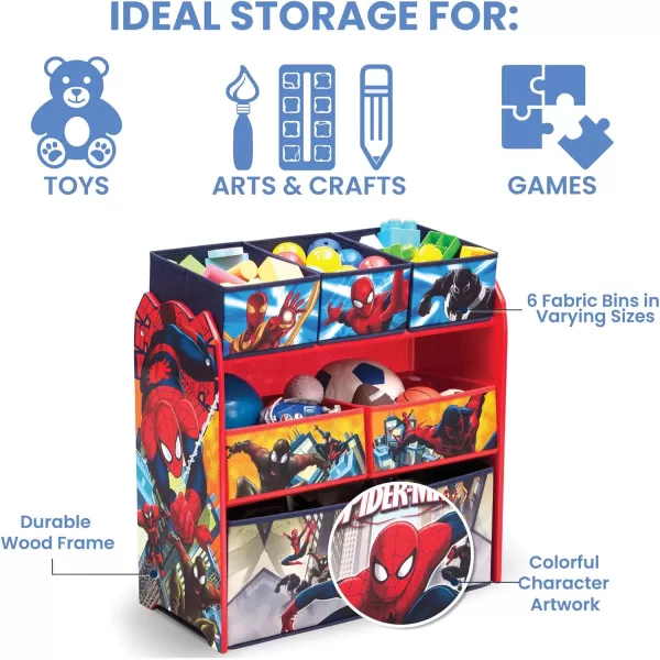 Marvel Spider-Man Plastic 3D-Footboard Twin Bed by Delta Children