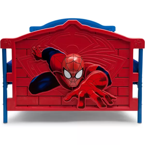 Marvel Spider-Man Plastic 3D-Footboard Twin Bed by Delta Children