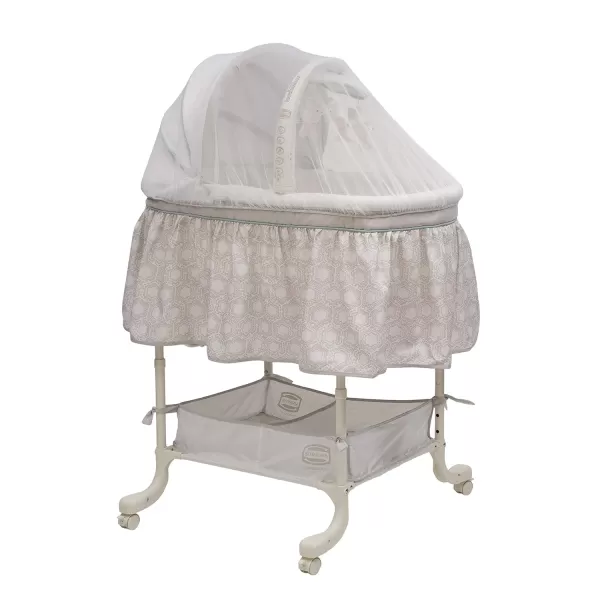 Mosquito Net for Strollers &amp; Joggers Plus Pack n' Plays. Breathable with Elastic Netting for Easy fit, Delta Children, White