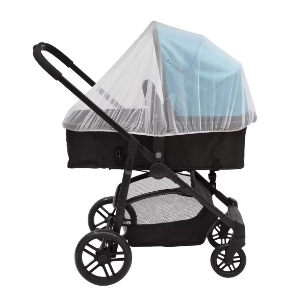 Mosquito Net for Strollers &amp; Joggers Plus Pack n' Plays. Breathable with Elastic Netting for Easy fit, Delta Children, White