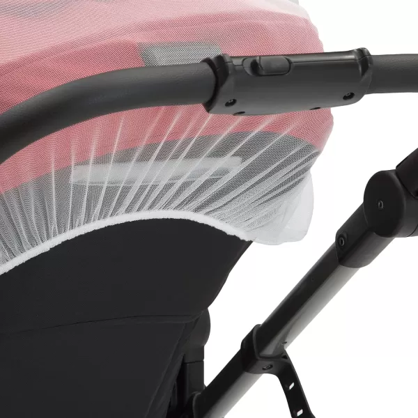 Mosquito Net for Strollers &amp; Joggers Plus Pack n' Plays. Breathable with Elastic Netting for Easy fit, Delta Children, White)
