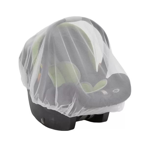 Mosquito Net for Strollers &amp; Joggers Plus Pack n' Plays. Breathable with Elastic Netting for Easy fit, Delta Children, White