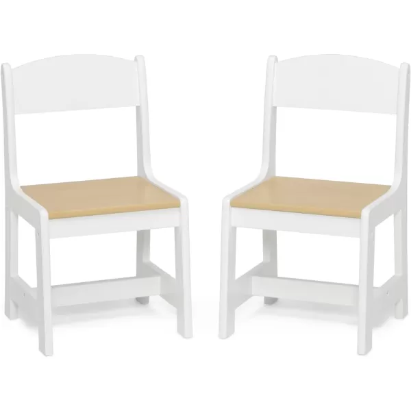 MySize Kids Wood Table and Chair Set , Deep Blue