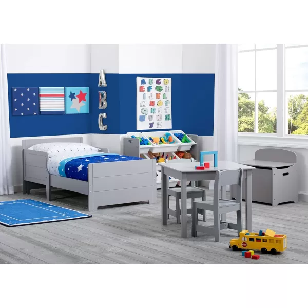MySize Kids Wood Table and Chair Set , Deep Blue