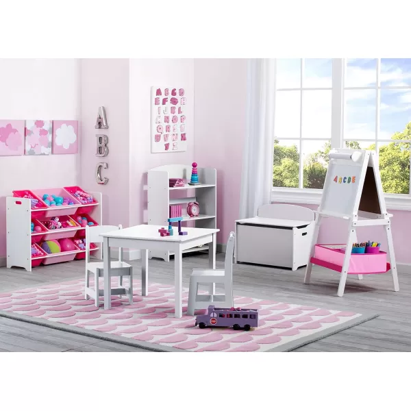 MySize Kids Wood Table and Chair Set , Deep Blue
