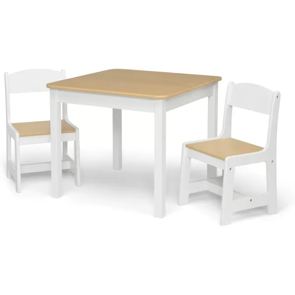 MySize Kids Wood Table and Chair Set , Deep Blue