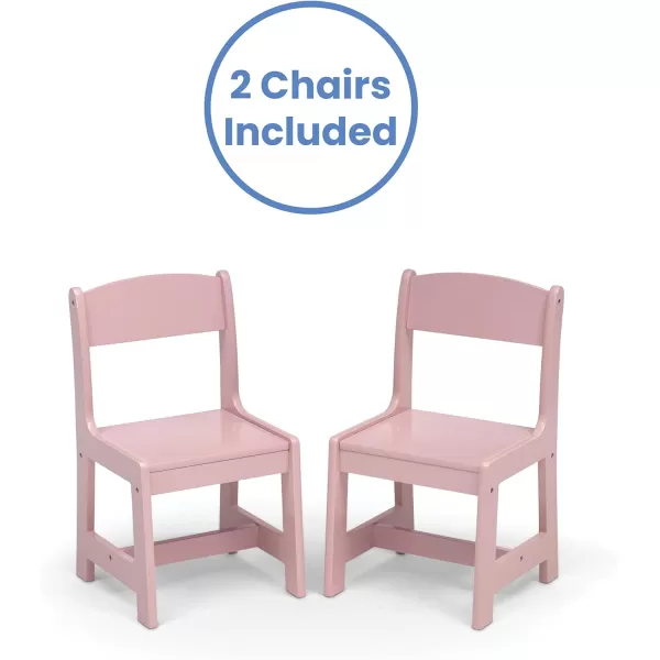 MySize Kids Wood Table and Chair Set , Deep Blue