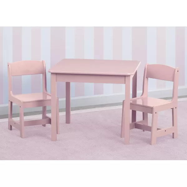 MySize Kids Wood Table and Chair Set , Deep Blue