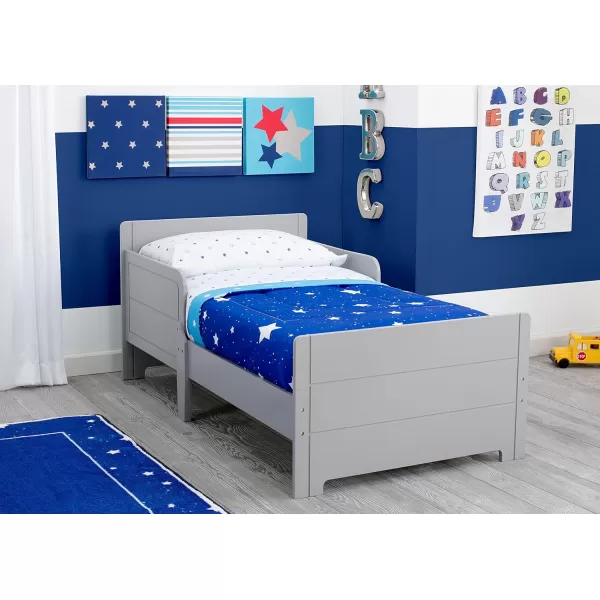 MySize Wood Toddler Bed - Greenguard Gold Certified, Grey