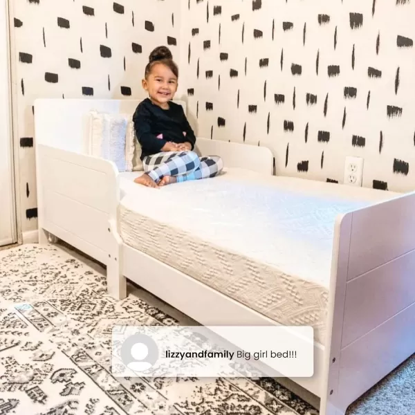 MySize Wood Toddler Bed - Greenguard Gold Certified, Grey
