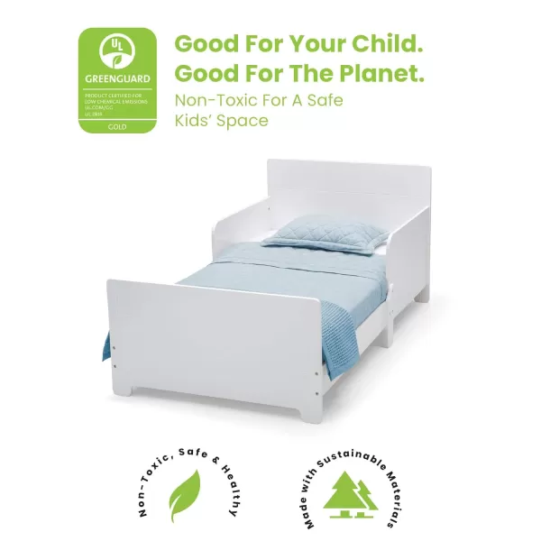 MySize Wood Toddler Bed - Greenguard Gold Certified, Grey