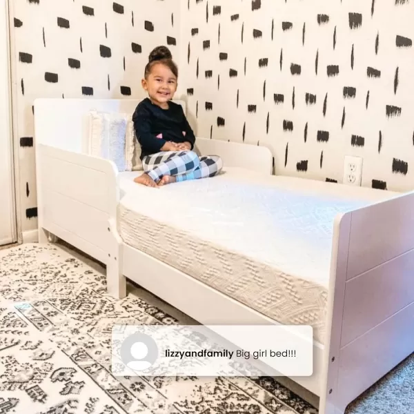 MySize Wood Toddler Bed - Greenguard Gold Certified, Grey