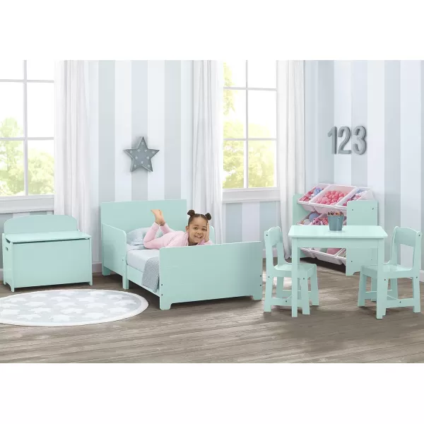 MySize Wood Toddler Bed - Greenguard Gold Certified, Grey