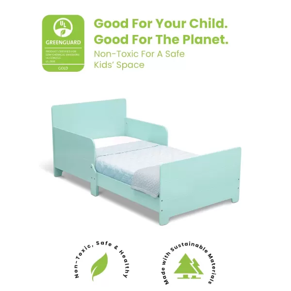 MySize Wood Toddler Bed - Greenguard Gold Certified, Grey