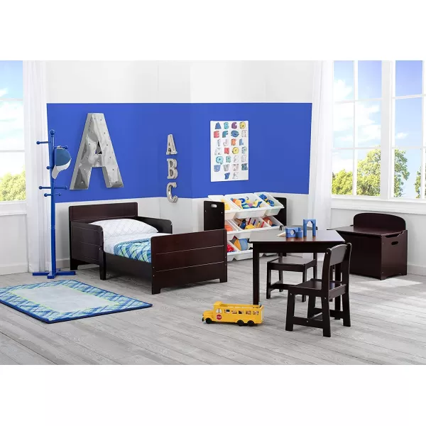 MySize Wood Toddler Bed - Greenguard Gold Certified, Grey