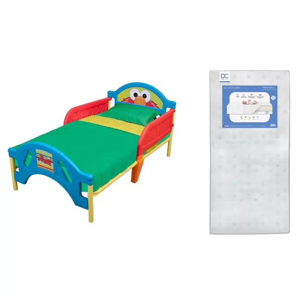Plastic Toddler Bed, Sesame Street