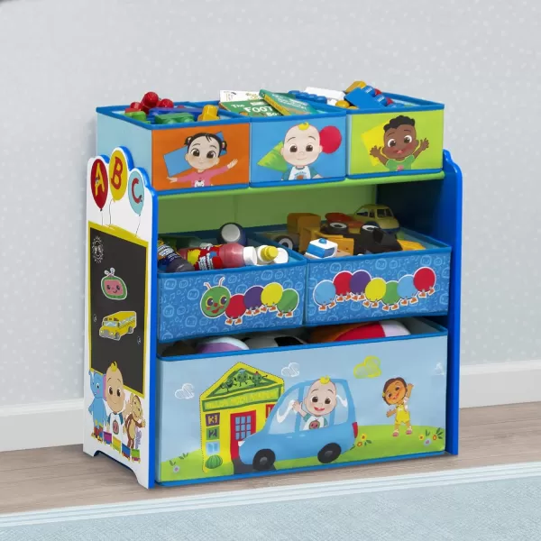 Sesame Street 6 Bin Design and Store Toy Organizer by Delta Children