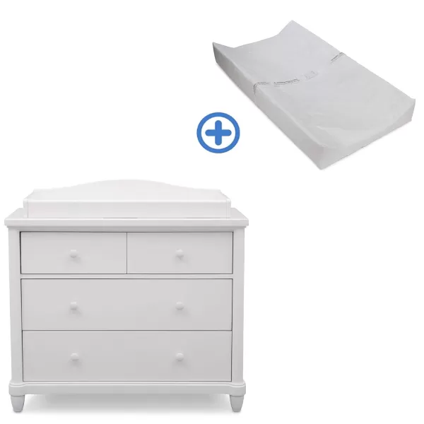 Simmons Kids Belmont 4 Drawer Dresser with Changing Top