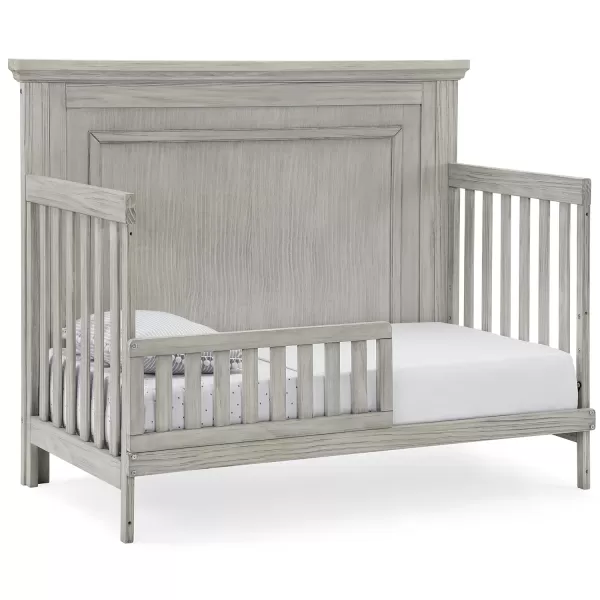 Simmons Kids SlumberTime Paloma 4-in-1 Convertible Crib, Rustic Grey
