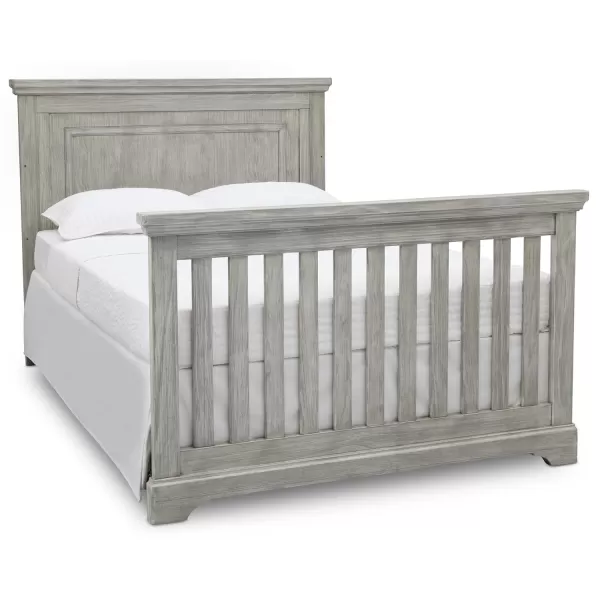 Simmons Kids SlumberTime Paloma 4-in-1 Convertible Crib, Rustic Grey