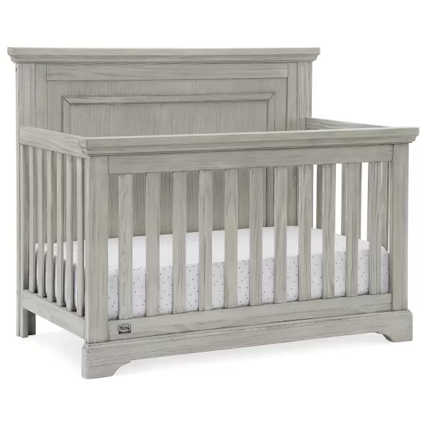 Simmons Kids SlumberTime Paloma 4-in-1 Convertible Crib, Rustic Grey