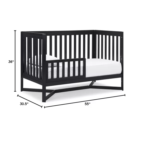 Tribeca 4-in-1 Convertible Crib, White/Grey